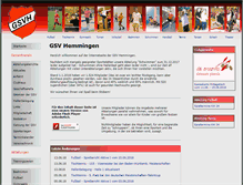 Tablet Screenshot of gsvhemmingen.de